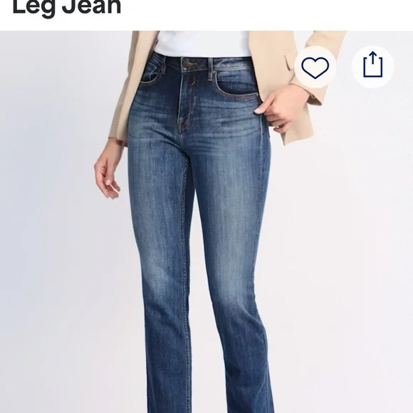 Like new! Ace High Rise Slim Straight
Leg Jean - Picture 2 of 4